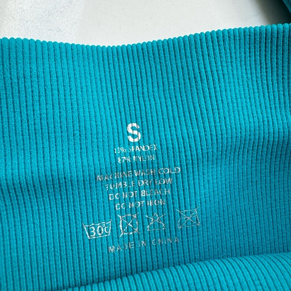 Brand New, Never Worn Fashion Nova Teal Active Set Size S - Picture 6 of 7